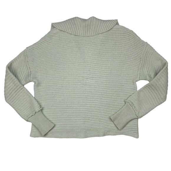 Free People Marlie Pullover Sweater S Green 50 Shades Of Sage - Picture 11 of 12